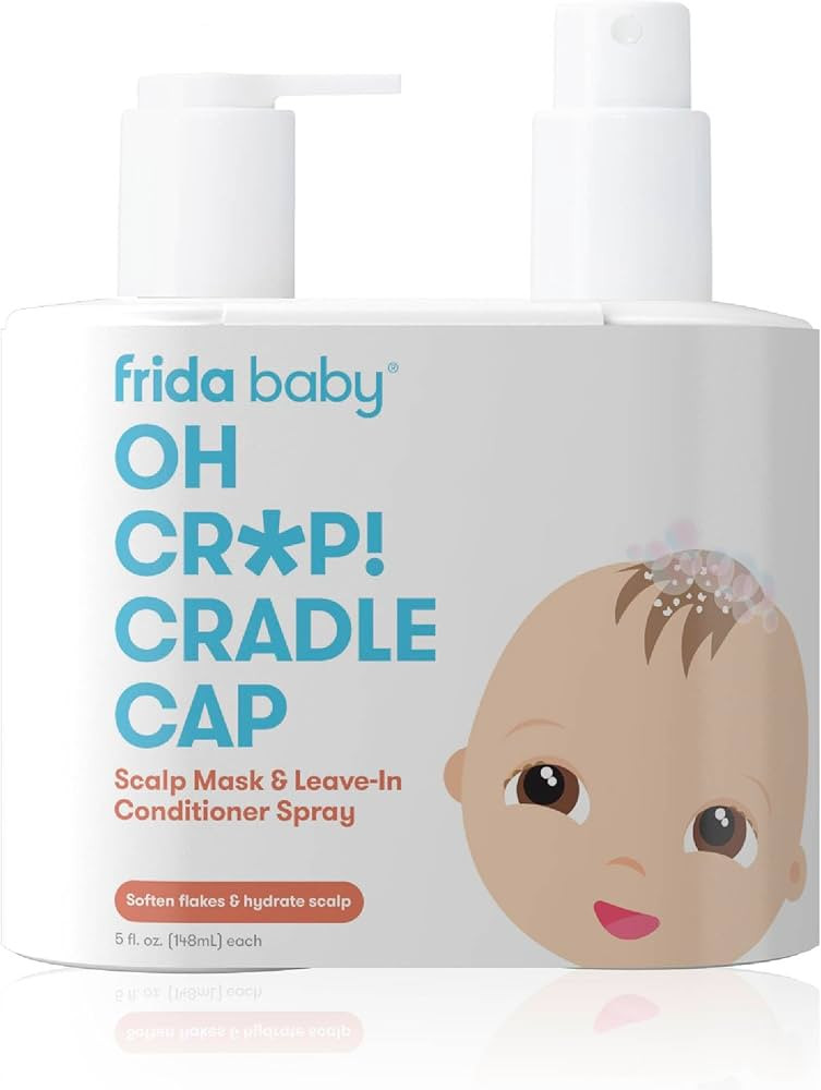 Frida Baby Oh Cr*p! Cradle Cap Treatment| Cradle Cap Shampoo for Babies + Flake Fixer Scalp Spray... | Amazon (US)
