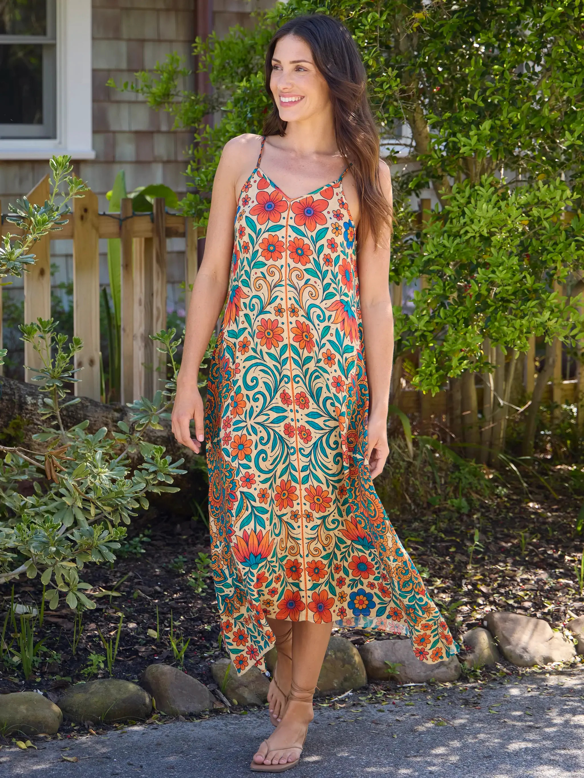 Katrina Midi Slip Dress | Natural Life