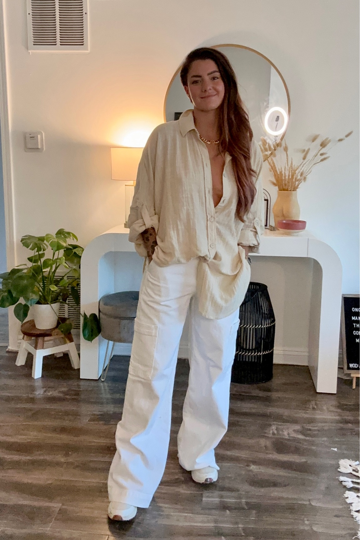 I have recently been trying out different types of cargo pants lately and these are so comfy! Paired with an oversized top! 

#LTKfit #LTKstyletip #LTKFind