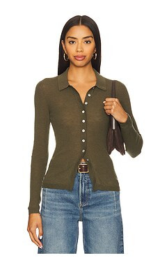 Korey Fitted Rib Cardigan
                    
                    PISTOLA | Revolve Clothing (Global)