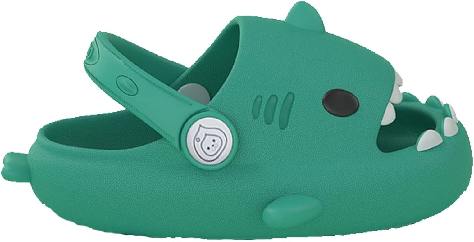 ChayChax Boys Girl Cloud Shark Slides Non-Slip Novelty Open Toe Sandals Extremely Comfy Cushioned Th | Amazon (US)