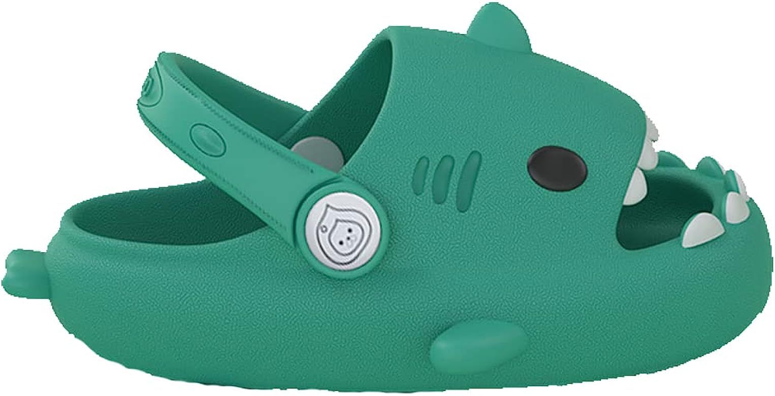 ChayChax Boys Girl Cloud Shark Slides Non-Slip Novelty Open Toe Sandals Extremely Comfy Cushioned Th | Amazon (US)