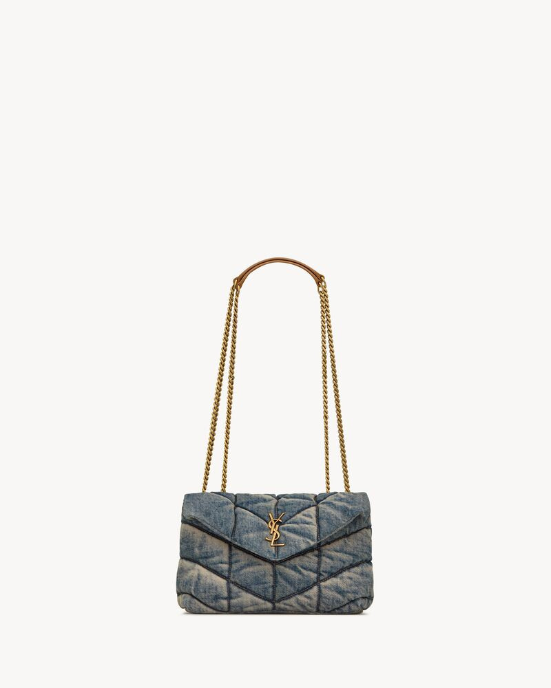 puffer toy in denim | Saint Laurent Inc. (Global)
