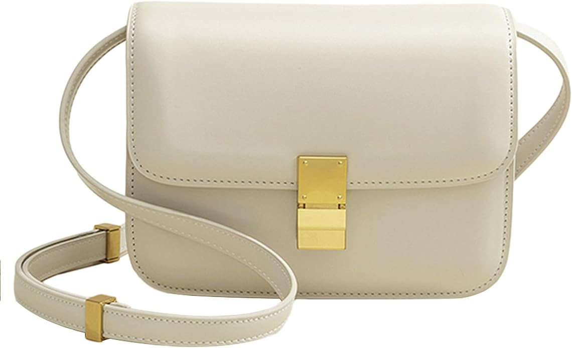 Small Crossbody Bag for Women Trendy Shoulder Bag PU Leather Square Crossbody Shoulder Purse Flap... | Amazon (US)