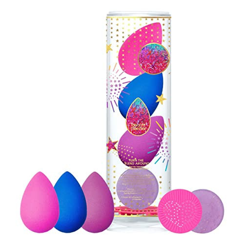 Beautyblender® | Turn The Blend Around 6-Piece Set - 3 Makeup Sponges, 2 Sponge & Brush Cleansers, Cleansing Silicone Scrub Mat, Professional Application, Vegan & Cruelty Free, Made in the USA | Amazon (US)