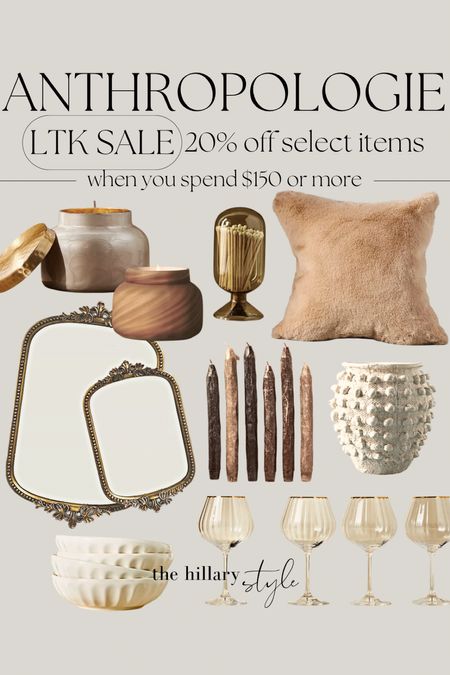 Anthropologie Gifts! 

Anthropologie is having a sale through LTK from 3/9-3/12! 

Save 20% On Select Items when you spend $150 or more! 

Anthropologie, Anthropologie Home, LTK Sale, LTK Spring Sale, LTK On Sale, Spring Decor On Sale, Anthropologie Candles, Pillow, Trays, Entertaining, Gifts, Stemware, Candlesticks, Organic Modern, Gift Guide, Match Cloche, On Sale Home, Bowls, Kitchenware, Kitchenware On Sale, Vase, Modern Home, Modern Home Decor

#LTKsalealert #LTKSale #LTKhome