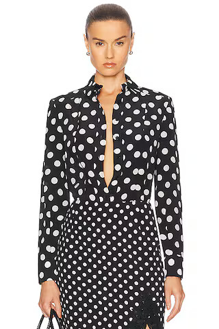 Long Sleeve Button Down Top | FWRD 