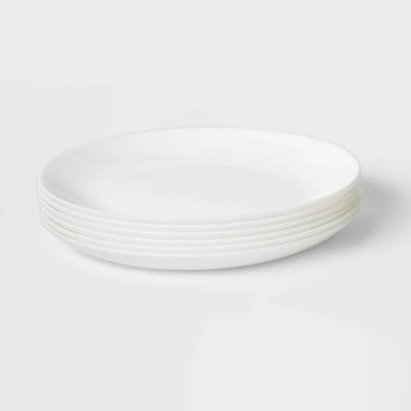 Glass Salad Plate 7.4" White - Made By Design™ | Target
