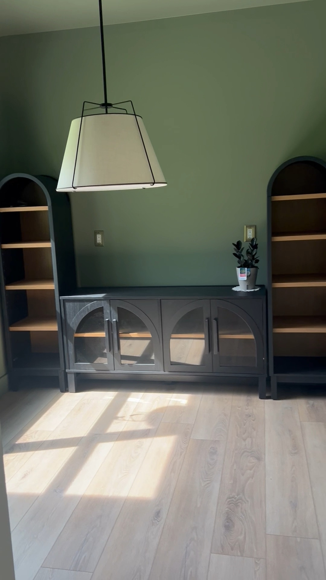 SCHOOL ROOM MAKEOVER IN PROGRESS! 🌎 📚 ✏️

FIRST OFF!! Color drenched the room in @benjaminmoore Carolina Gull and 😍

NEXT - I needed some cabinetry more suitable for a school room and less for “looks” - the hutch I refinished was just too fragile for clumsy kids 💃 🪞

not pictured is the almost TWO HOURS it took me to put together each bookshelf 😳😂

We already had this console table we got from @walmart last spring for our bonus room — but it was literally never used. When I decided to get something more functional than the hutch, I did some measuring and realized the matching bookshelves would make this all fit EXACTLY in this room!! How perfect!! 🤩 

Next I have to refinish a table I thrifted because I love it but hate the stain color, and hang some school related pictures 🦴 🔠 🧪 

I’m happy with this so far!! The shelves are definitely not the best quality - easy to scratch. But they will be perfect for a room that kids will be kids in anyways!!

 Thoughts?!

#homesweethome #homedesign #interiordesign #schoolroom #homeschool #homeofficedecor #walmartdoesitagain 

#LTKKids #LTKHome #LTKFamily