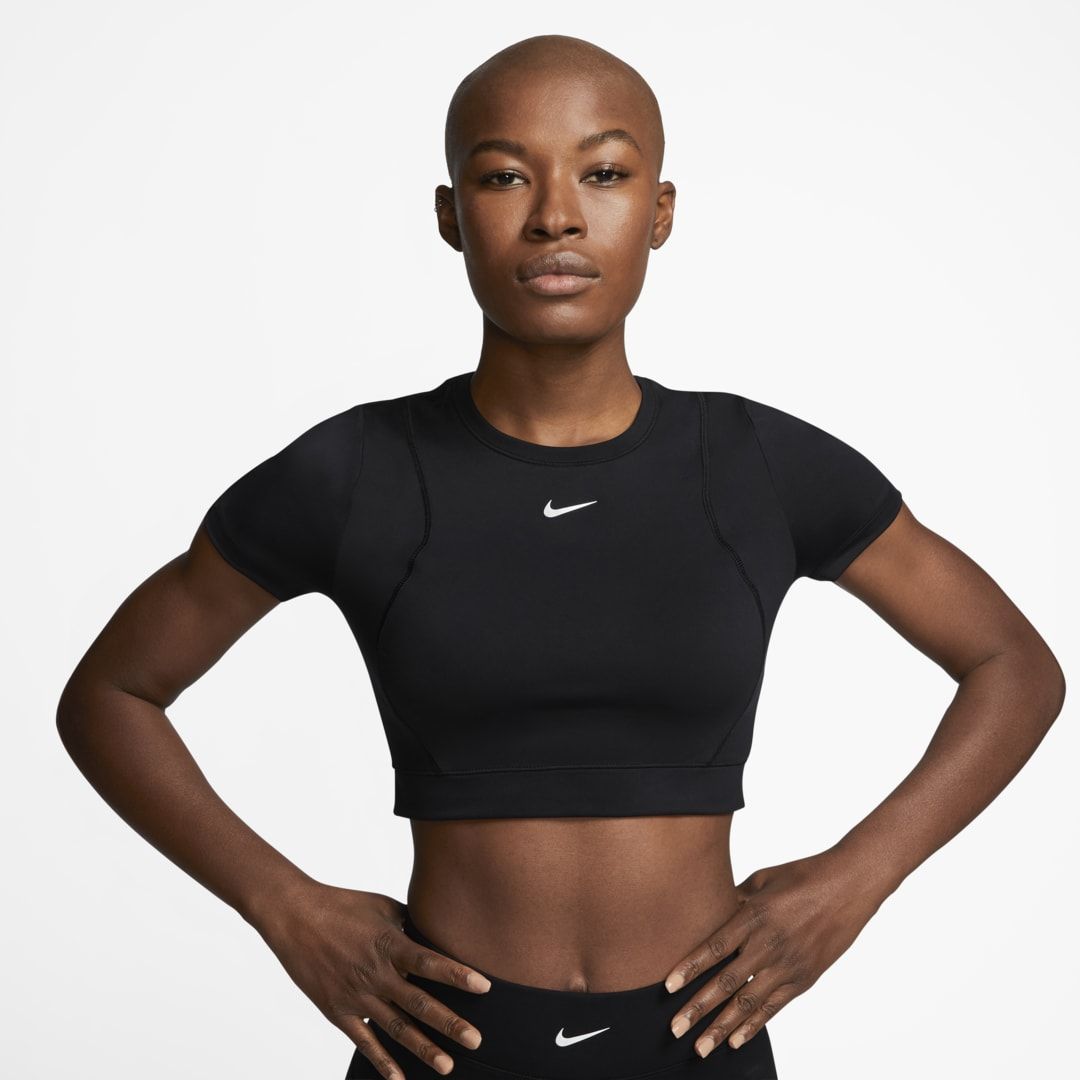 Nike Pro AeroAdapt Womens Crop Top Size S (Black/Black) CJ3586-010 | Nike (US)