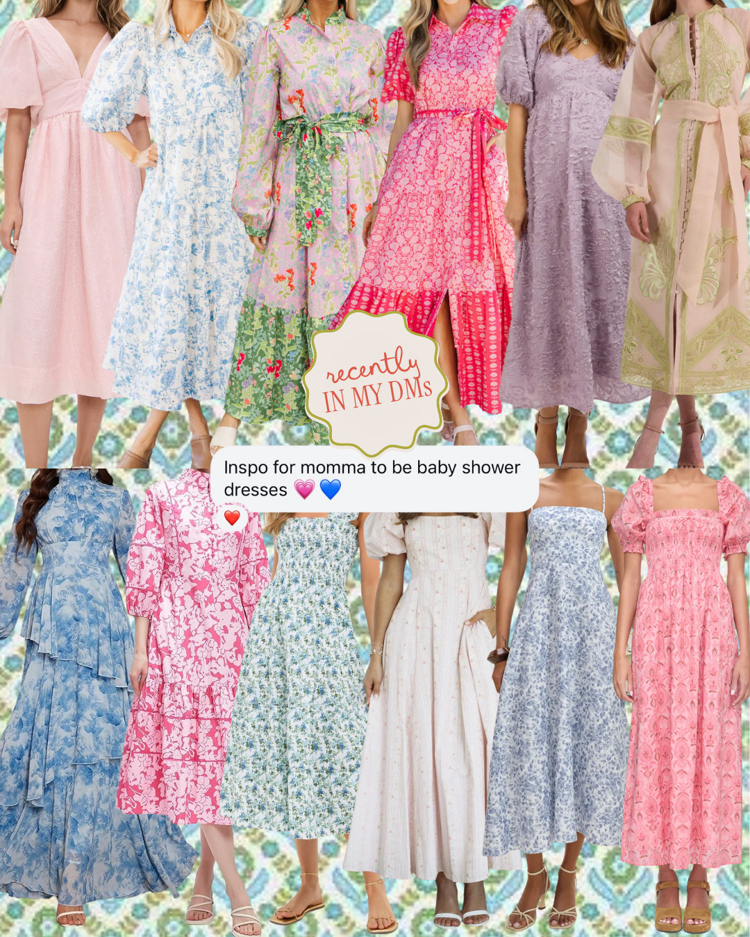  

 Shower dresses for the mama to be!! 💗💙