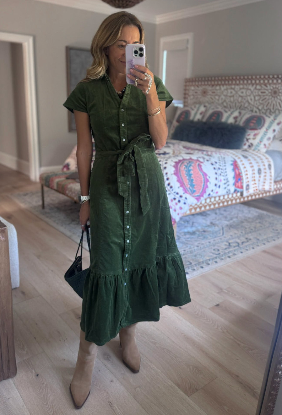 How cute is the corduroy shirt dress??? It's serving all the fall vibes! 

 #LTKootd #LTKSeasonal #LTKOver40