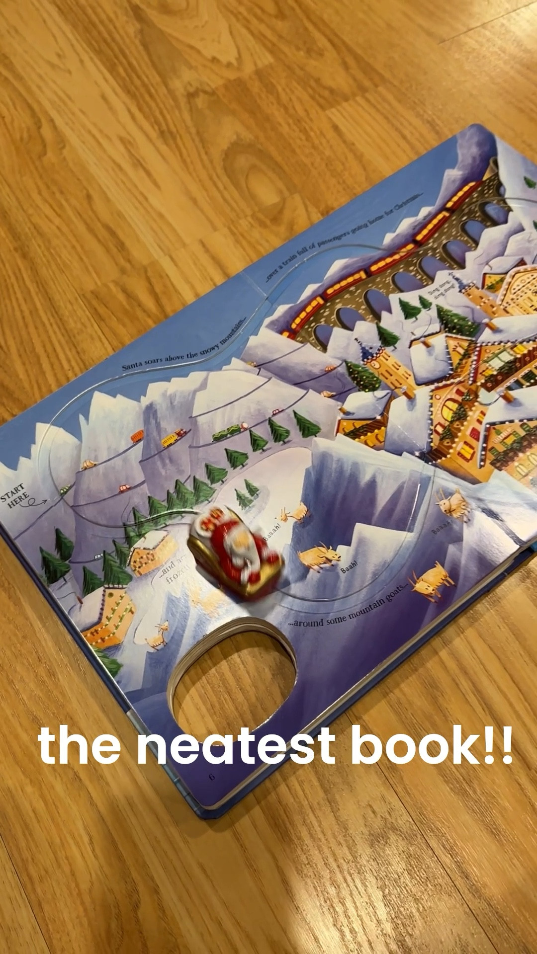 the neatest Christmas book ever! 🎅

An actual book with a wind up Santa sleigh with 4 tracks

#LTKGiftGuide #LTKHoliday #LTKKids