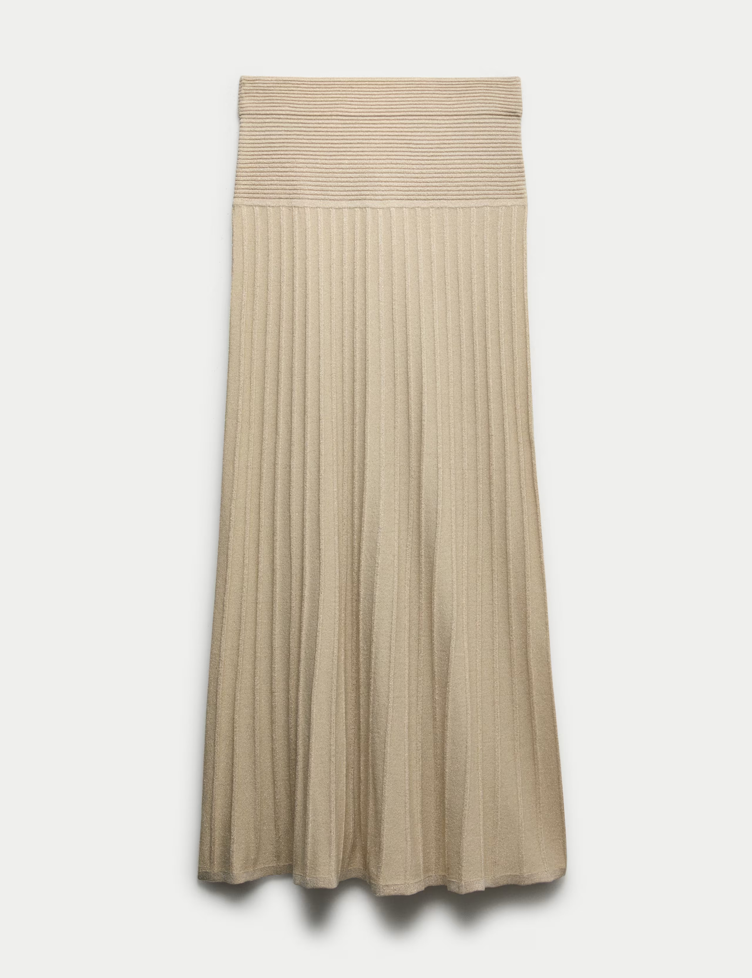 Sparkly Ribbed Knitted Maxi Skirt | Marks & Spencer (UK)