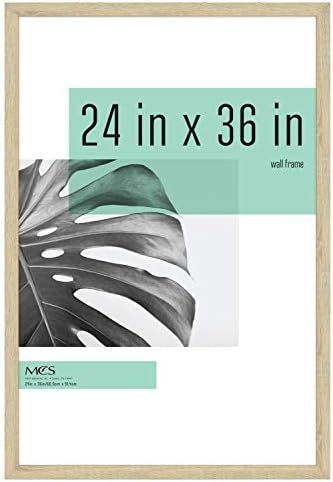 MCS Industries Studio Gallery Frame, Natural Woodgrain, 24 x 36 in, Single | Amazon (US)