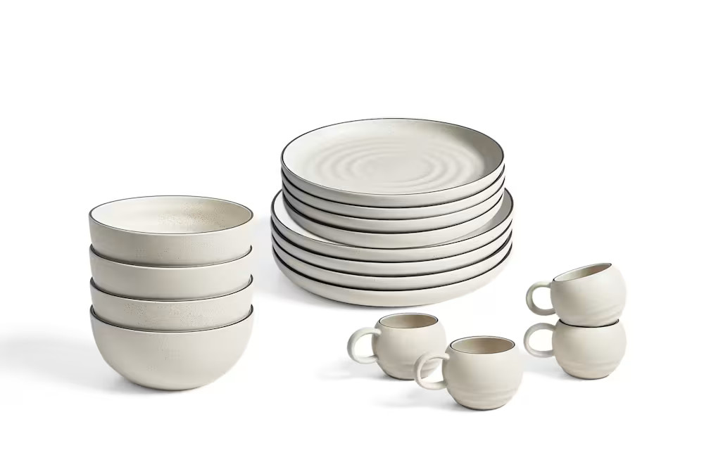 Sandy 16-Piece Dinnerware Set | Castlery | Castlery US