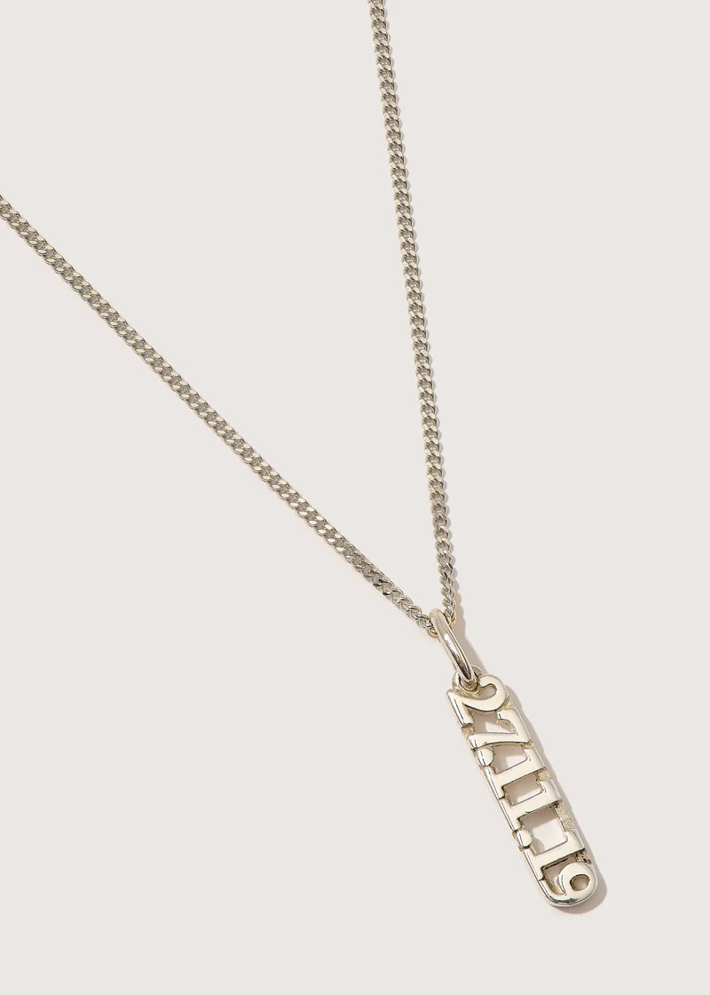 Silver Date Pendant (Made To Order) | Otiumberg