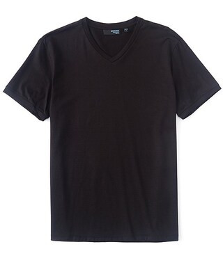 Liquid Luxury Slim-Fit Short-Sleeve V-Neck Tee | Dillard's