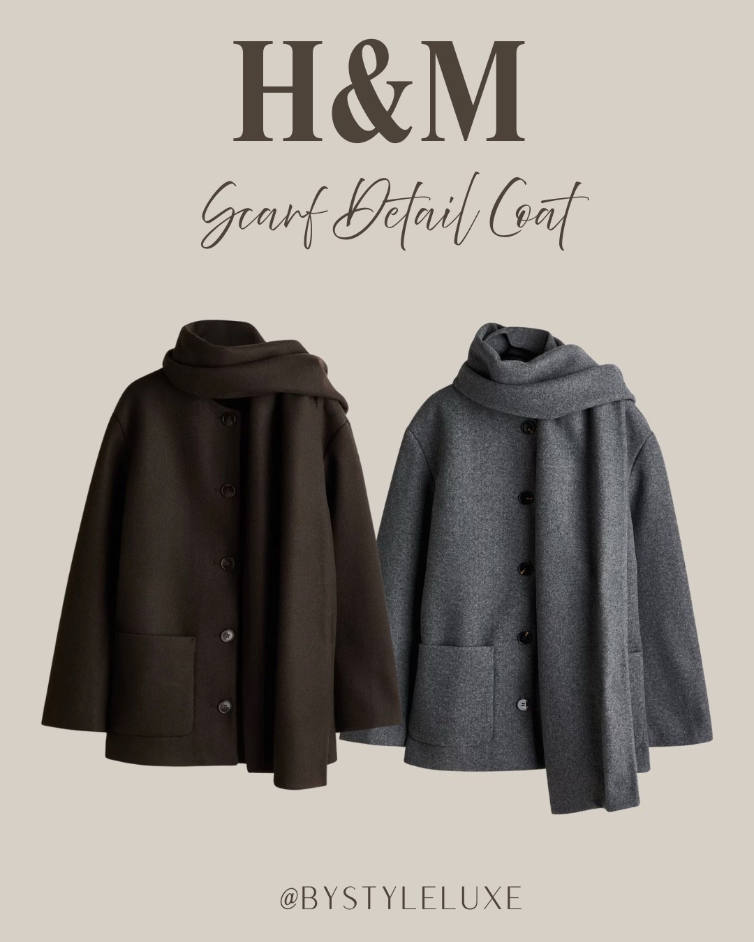 H&M Scarf-Detail Coat - amazing price at £44.99, would look gorg with an oversized jumper, leggings and knee high riding boots 

#coat #autumnoutfit #winter 



#LTKwinter #LTKstyletip #LTKautumn