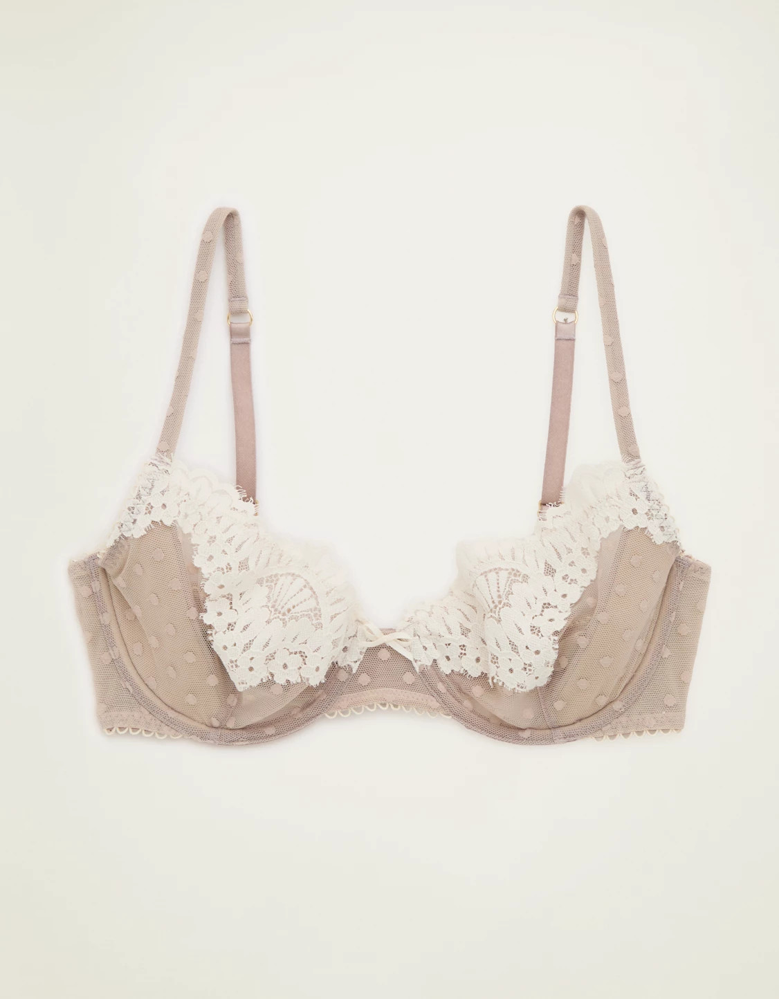 Show Off Sheer Happiness Lace Unlined Bra | Aerie