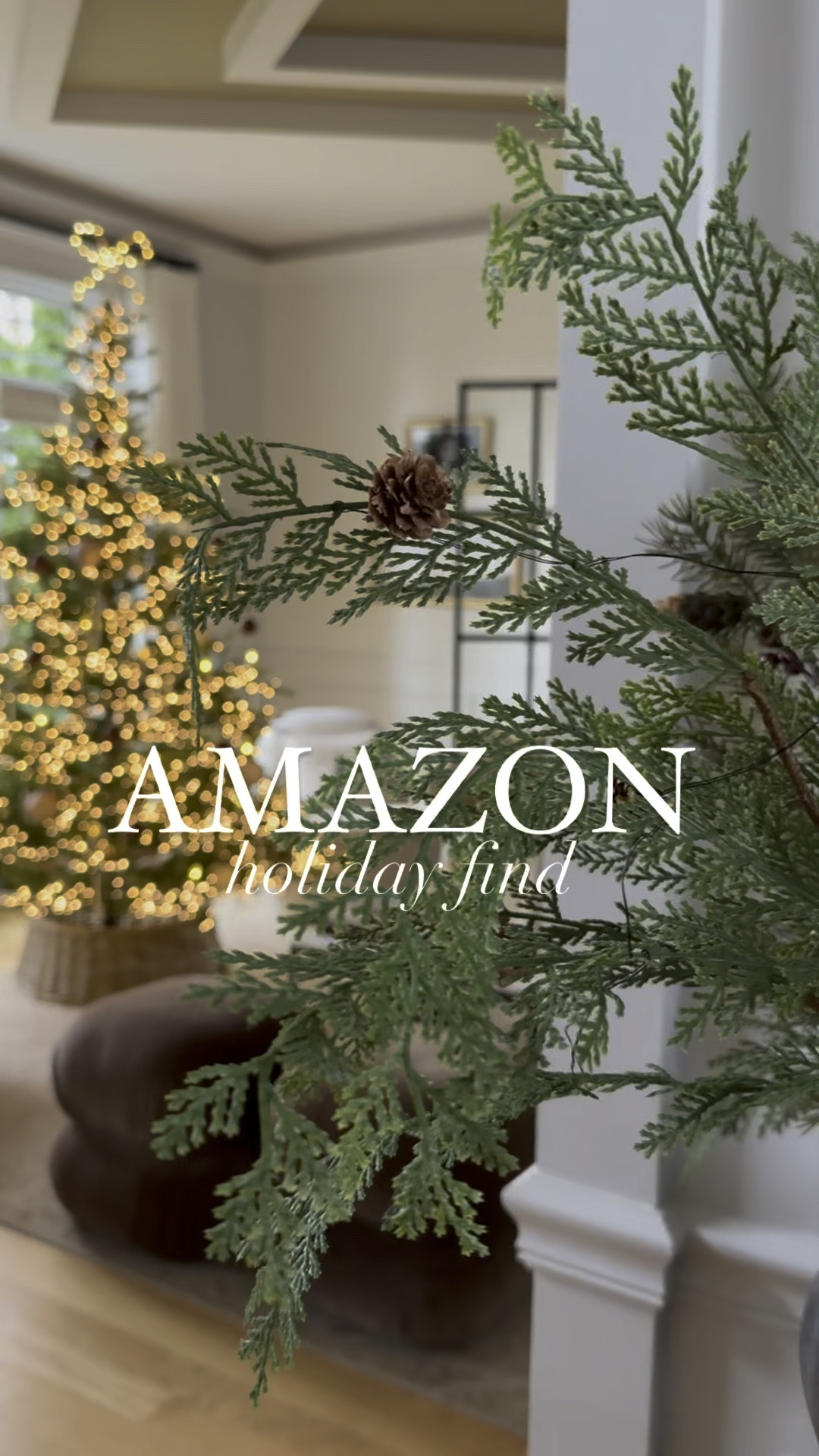 Amazon holiday find! I found the prettiest twisted icicles for our Christmas tree and love the elevated look. @amazon #amazonfinds #amazonhome #amazon #christmas #christmastreedecor 

#LTKHoliday #LTKVideo #LTKHome