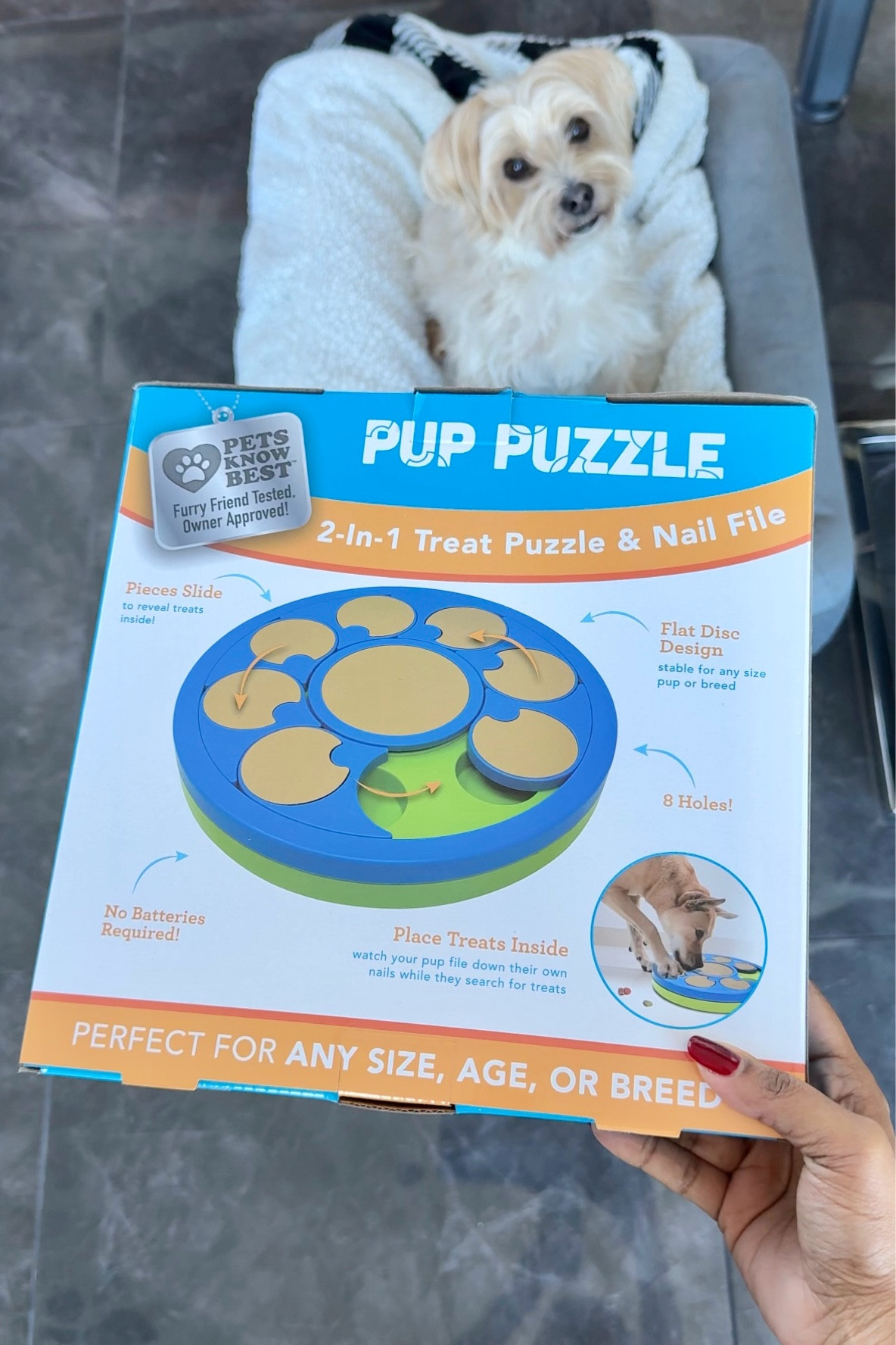 Amazon find that’s worth the hype! I’ve been testing out this 2-in-1 puzzle & nail file on my dogs the past week & it’s helped file & smooth their nails. Best part is, they get entertained & I don’t have to fight them with the dremel. 

#LTKPets #LTKFindsUnder50