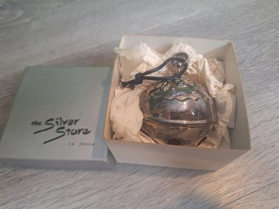 Vintage 1996 Reed & Barton Holly Bell Silver Plated Bell Ornament Silverplate | eBay US