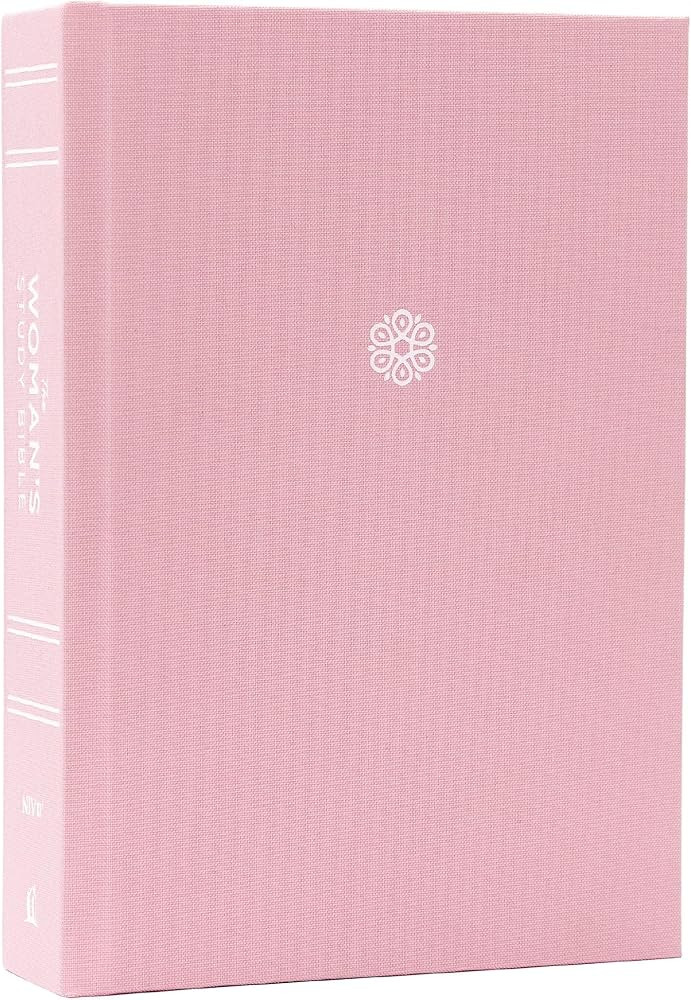 NIV, The Woman's Study Bible, Cloth over Board, Pink, Full-Color, Red Letter: Receiving God's Tru... | Amazon (US)