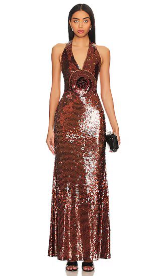 Grayson Gown in Hot Chocolate | Revolve Clothing (Global)