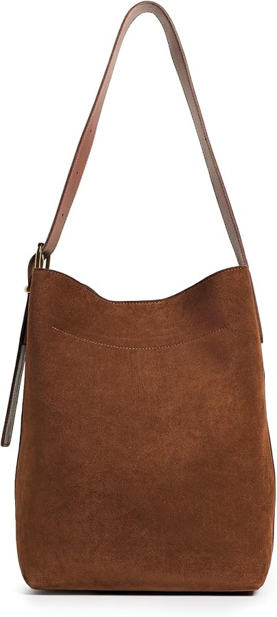Madewell Women's Suede Essentials Bucket Tote | Amazon (US)