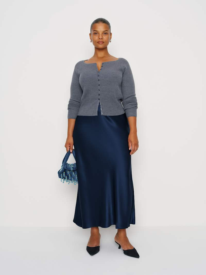 Layla Silk Skirt Es | Reformation (Global)