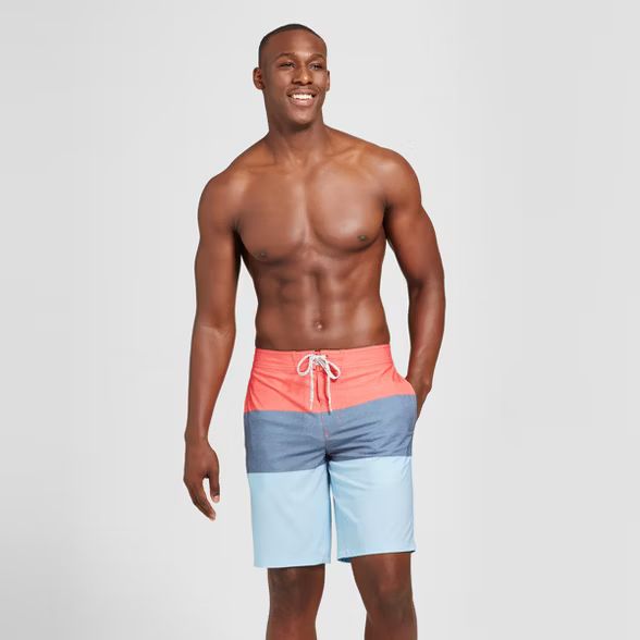 Men's 10" Trooper Board Shorts - Goodfellow & Co™ Red | Target