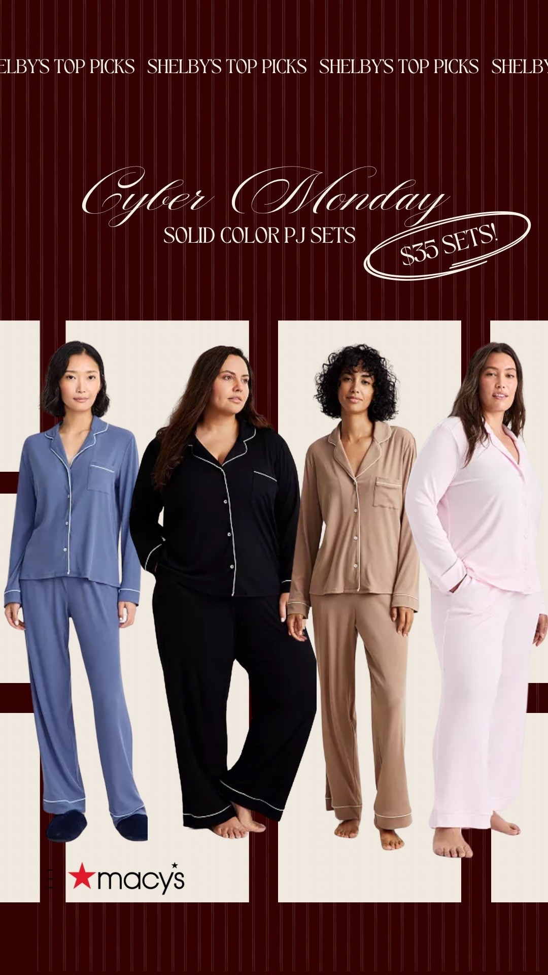Cyber Monday PJ sets from Macys! 

#LTKHoliday #LTKCyberWeek