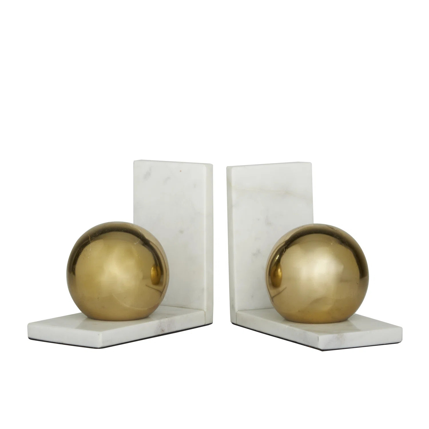 CosmoLiving by Cosmopolitan Marble Orb 7 lbs Decorative Bookends Set & Reviews | Wayfair | Wayfair North America