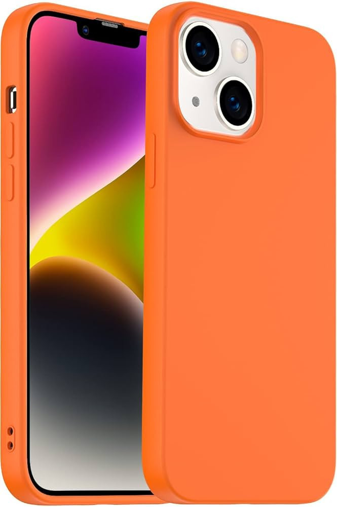 Amytor Designed for iPhone 14 Case, Silicone Ultra Slim Shockproof Phone Case with Soft Anti-Scra... | Amazon (US)