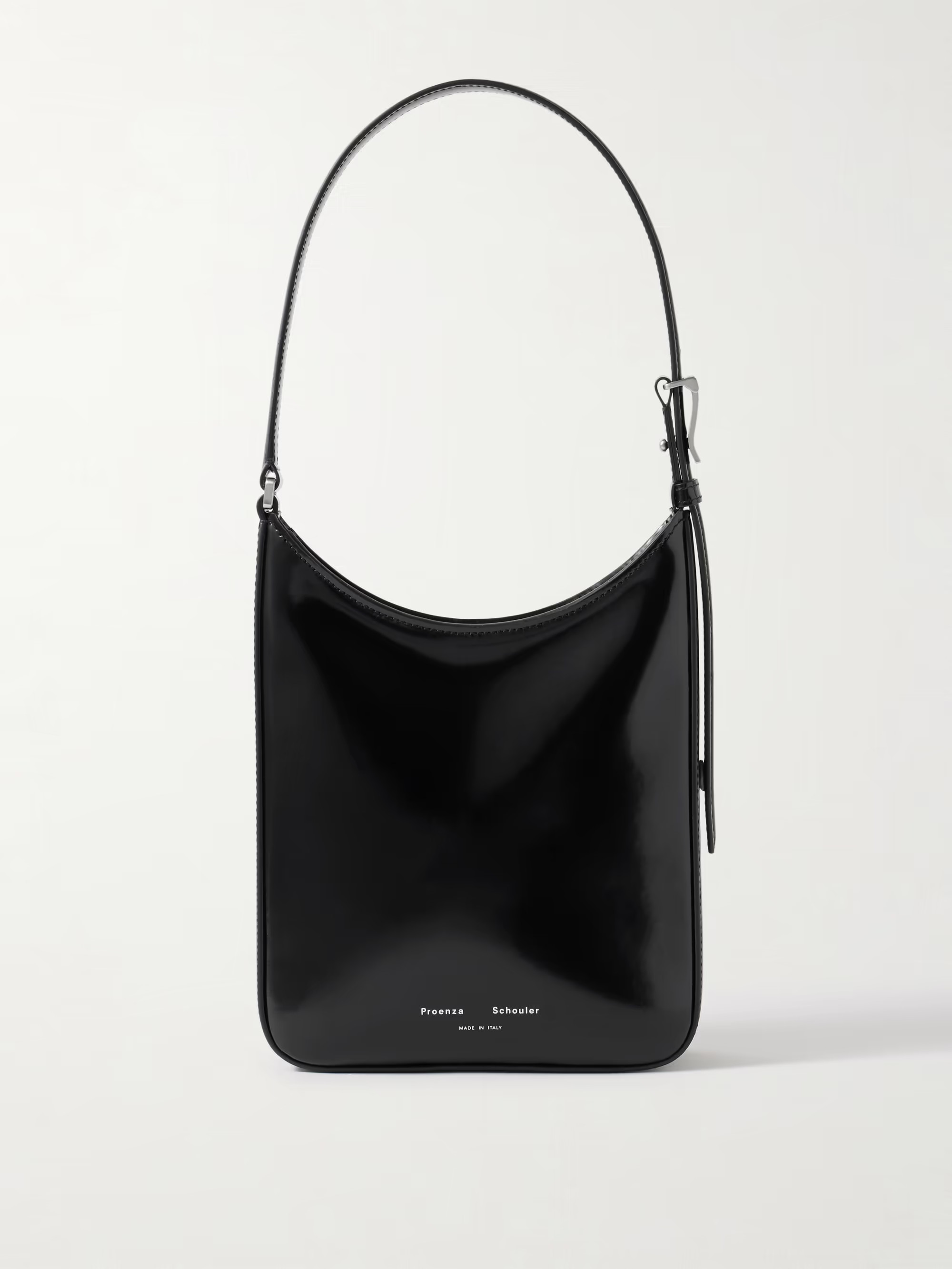 Slope glossed-leather shoulder bag | NET-A-PORTER (UK & EU)