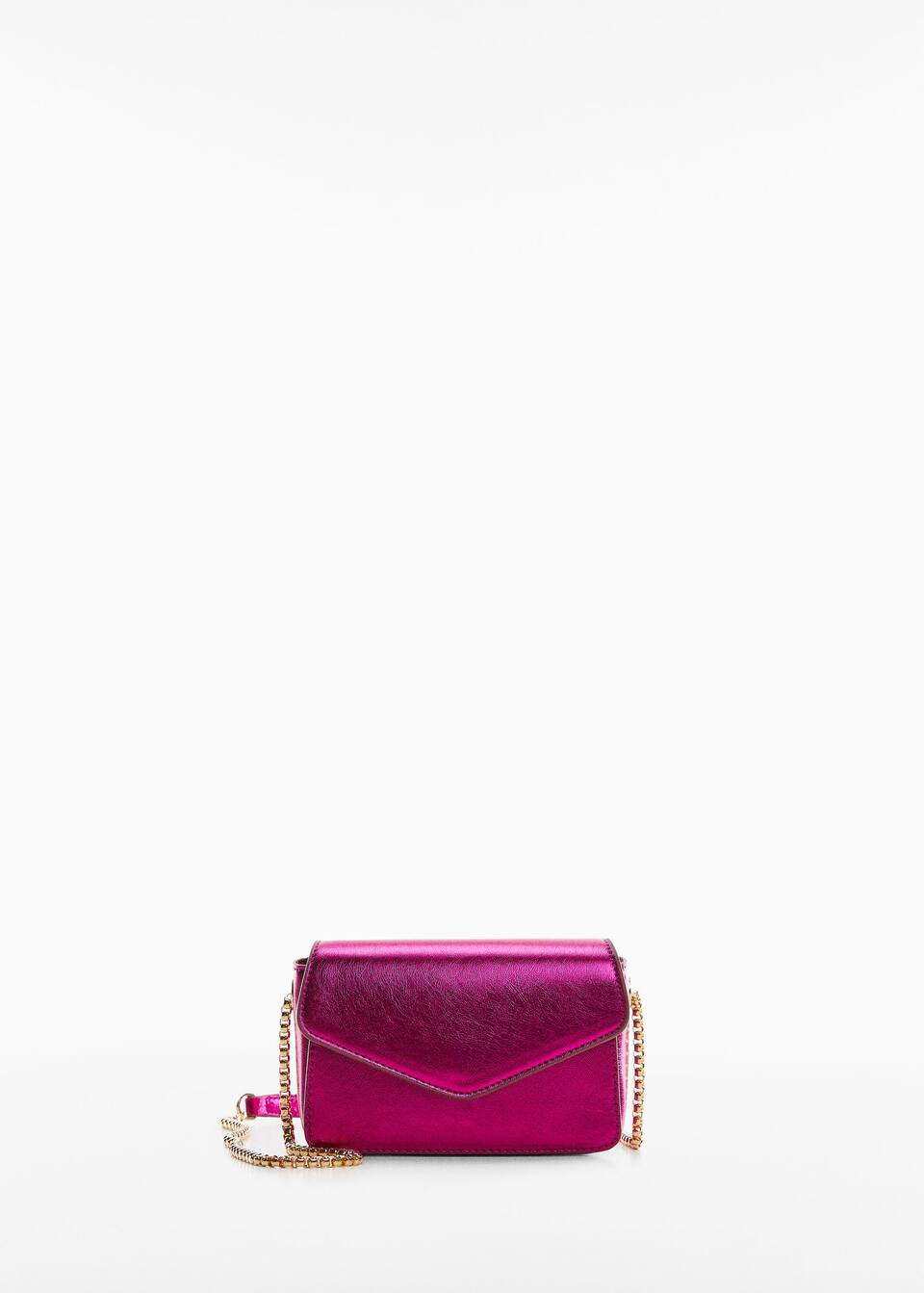 Metallic chain bag | MANGO (US)