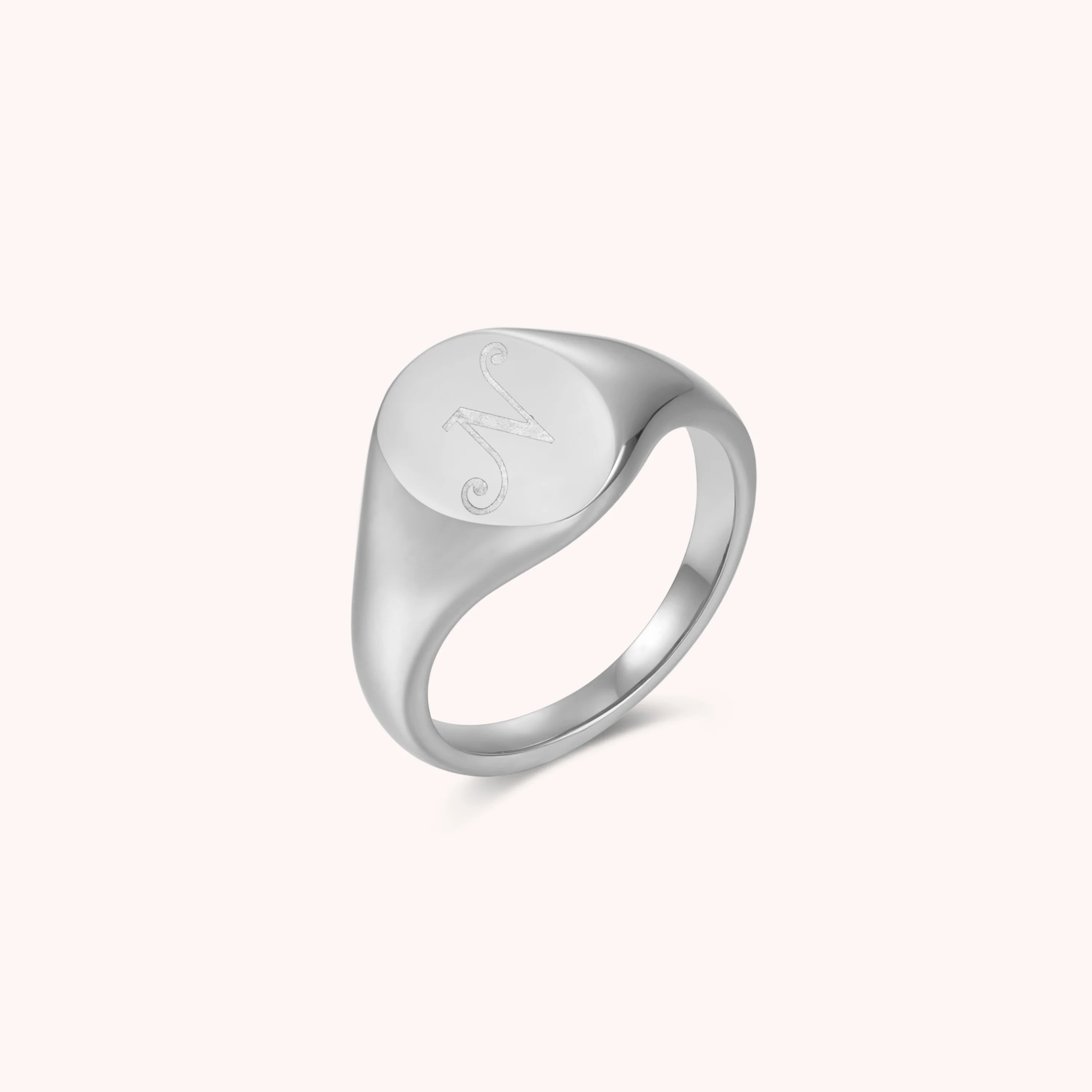 Initial Signet Ring - N | Victoria Emerson