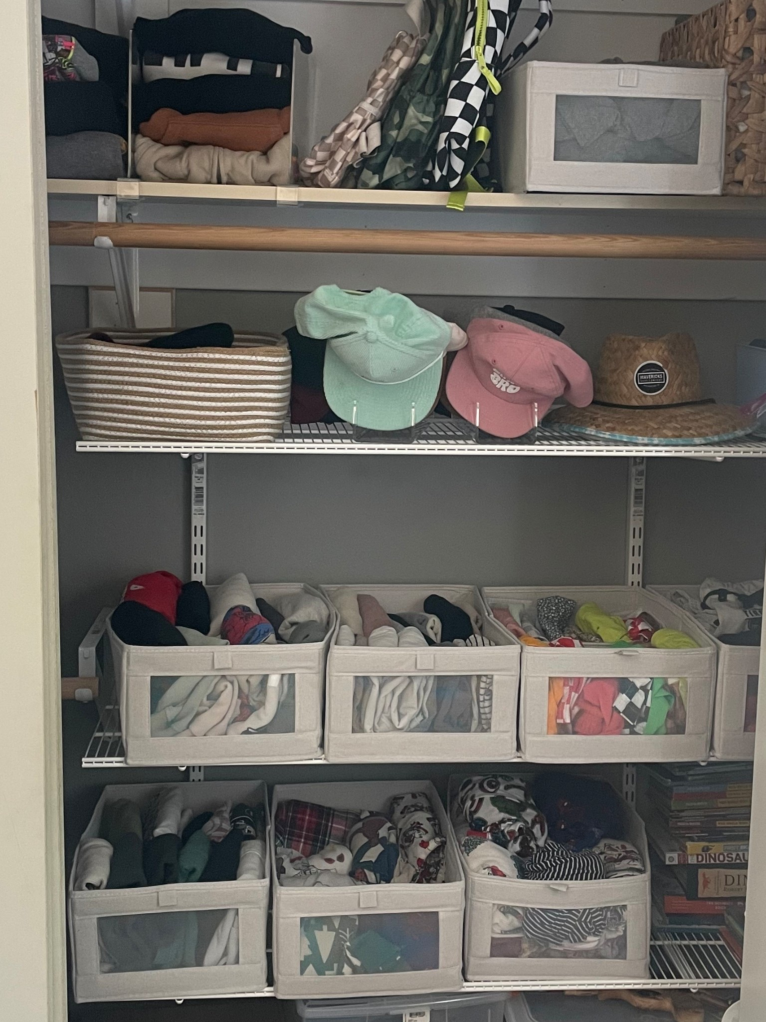 Now that the boys are sharing a room and closet, I really had to maximize the space. Sharing everything I used to get organized!

#LTKFamily #LTKKids #LTKHome