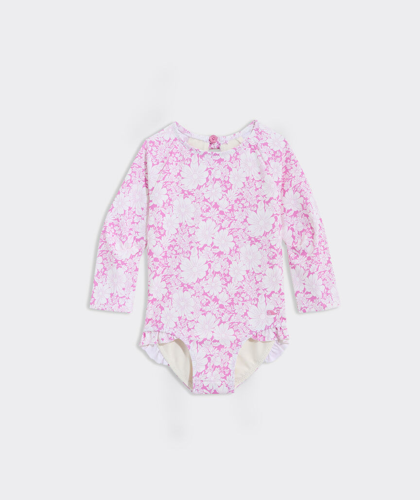 Baby Girl Long-Sleeve One-Piece | vineyard vines