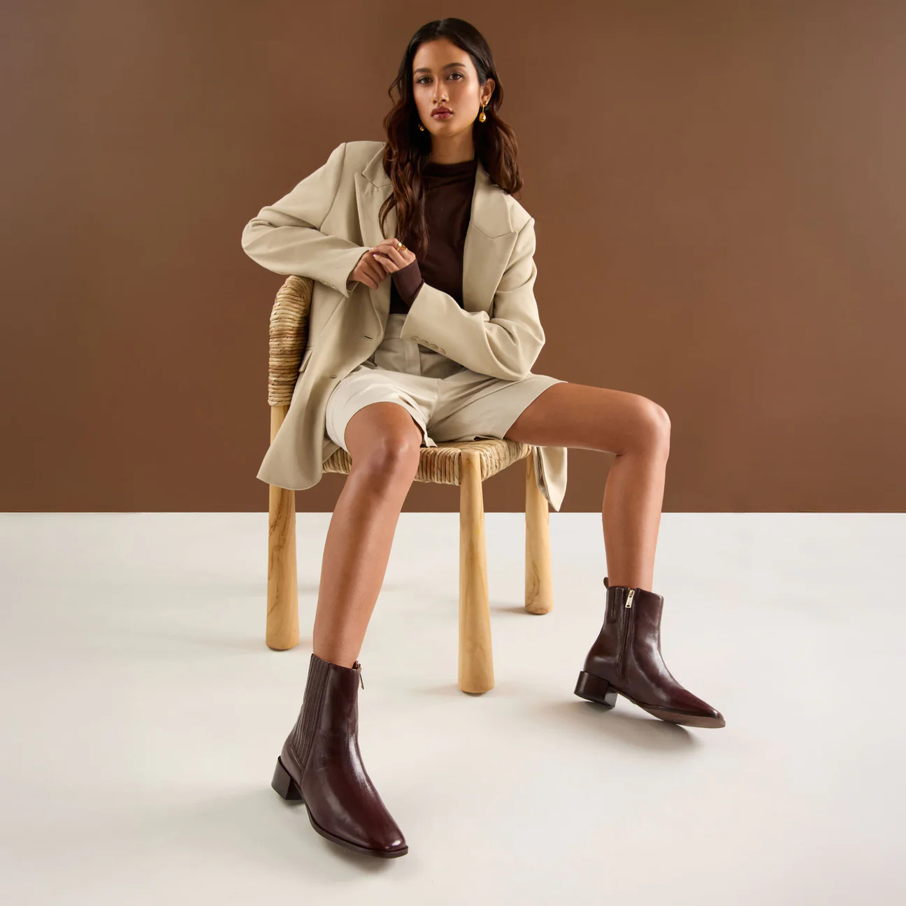 Elliott Chestnut Boots | FRANKIE4 | FRANKIE4