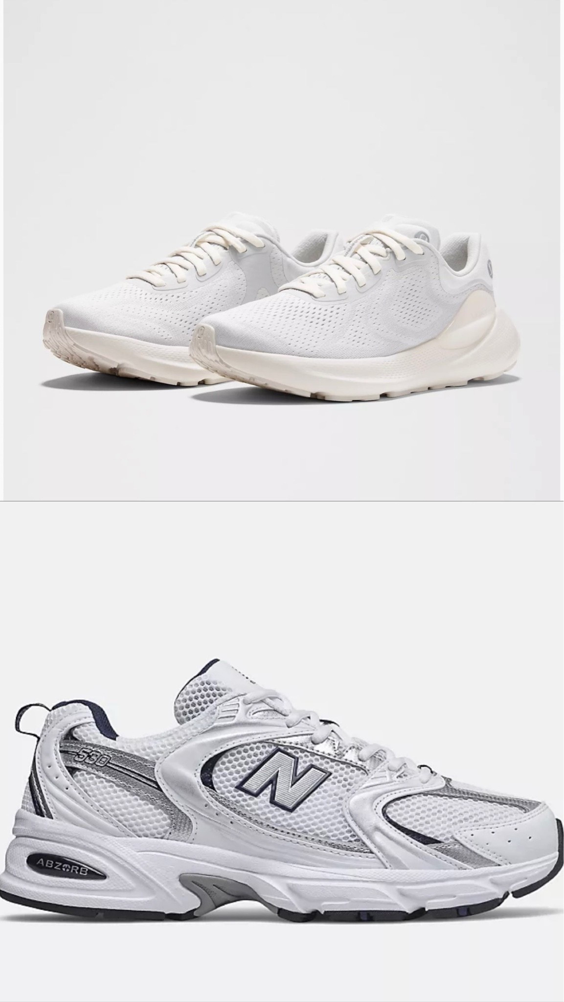 My two most favorite sneakers for all day support!