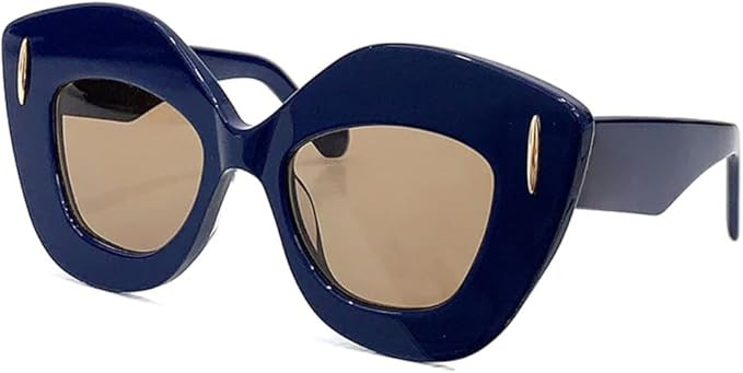 Cat Eye Sunglasses for Women Acetate Frame Gradient UV400 Lens Shades Eyewear | Amazon (US)