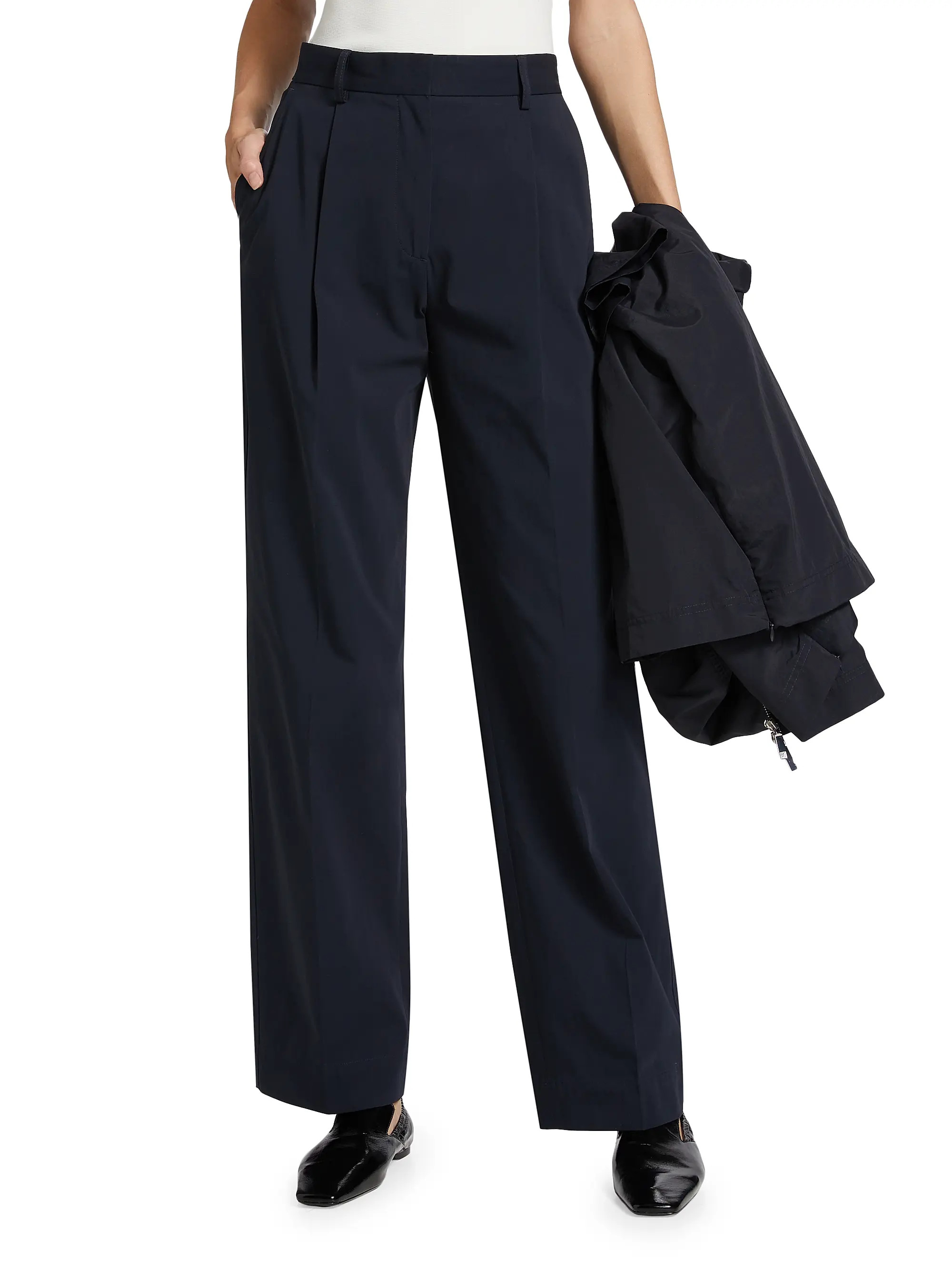 Cotton Straight-Leg Pants | Saks Fifth Avenue