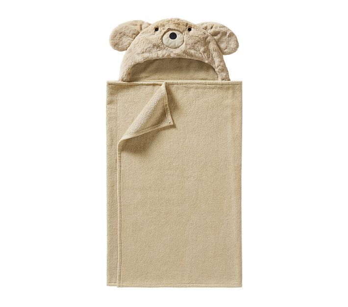 Faux-Fur Labradoodle Kid Hooded Towel | Pottery Barn Kids | Pottery Barn Kids
