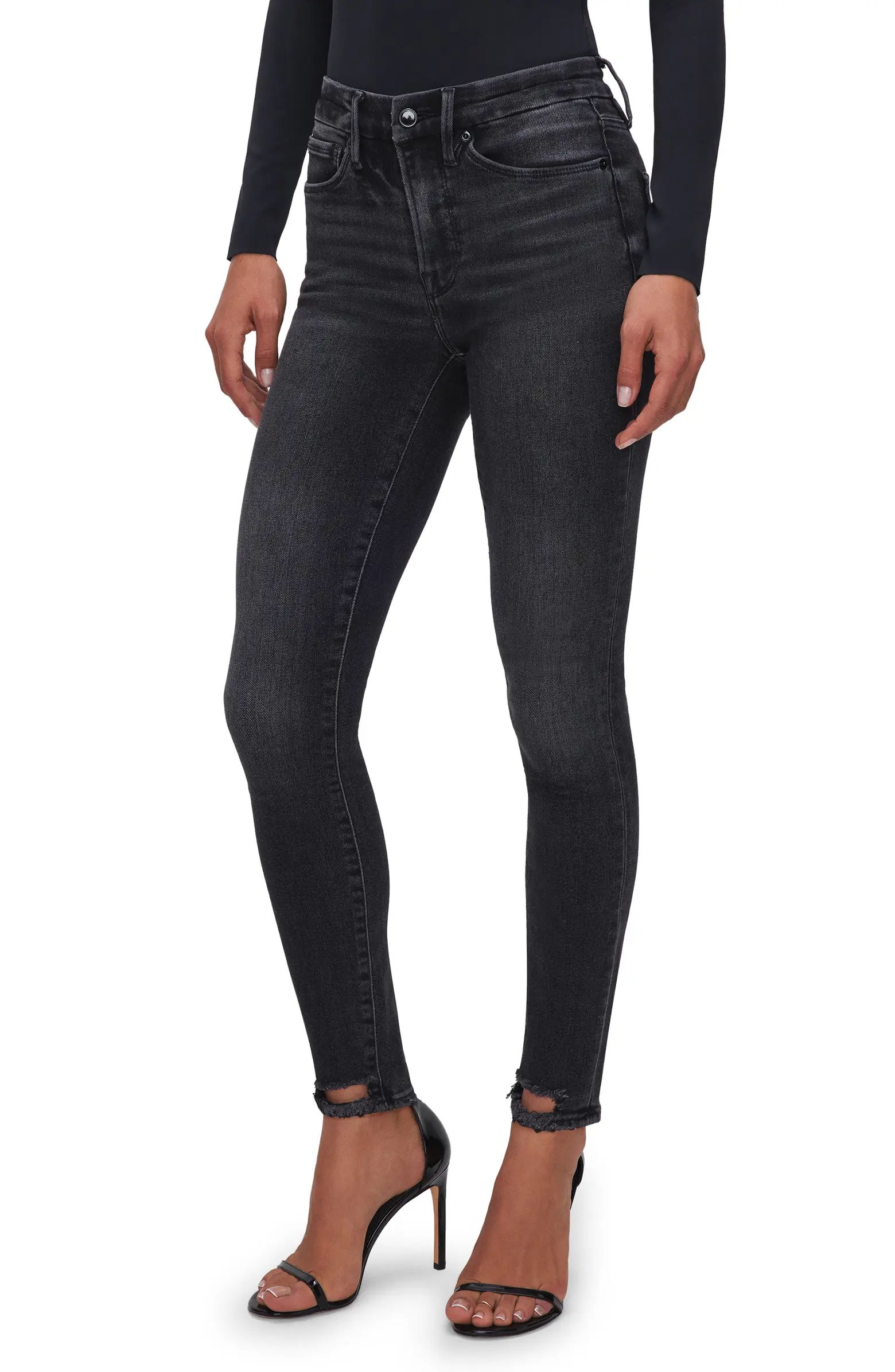 Good Legs Shadow Pocket High Waist Skinny Jeans | Nordstrom