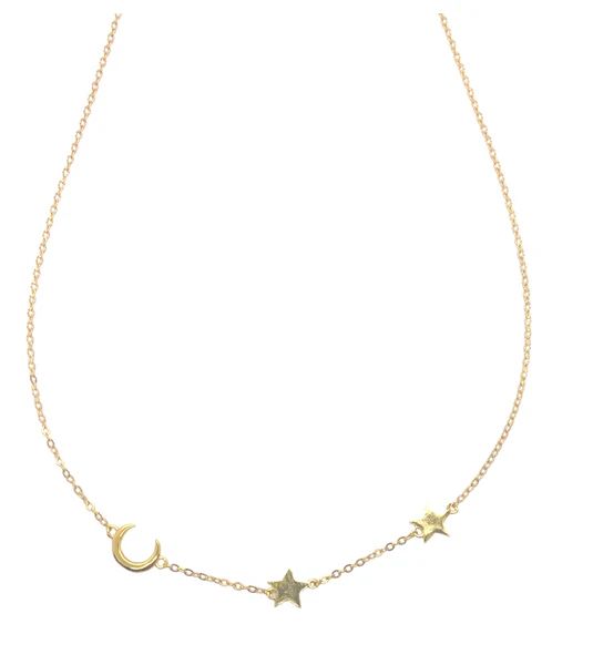 Moon and Stars Necklace | Accessory Concierge