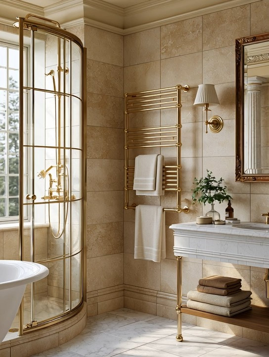 Sometimes the smallest upgrade makes the biggest statement.

Bathrooms deserve beautiful design too.

One detail we almost always recommend is replacing a basic towel rack with an oversized brushed gold towel warmer or towel rack. It instantly adds warmth, elegance, and that designer finish without remodeling the entire space.

Don't be afraid to go a little larger than you think.

A generously sized towel rack creates visual impact while giving you plenty of room for towels to dry properly. It's both practical and beautiful, exactly how great design should be.

Gold has been used in luxury interiors for centuries because it pairs effortlessly with almost every material, charcoal tile, marble, natural wood, ivory, black, and warm neutrals.

It's a timeless detail that never feels trendy.

We've linked our favorite brushed gold towel racks in multiple sizes so you can choose the one that fits your bathroom perfectly.

Elegance is about taste, not about square footage.

#BathroomDesign #BathroomDecor #HomeDecor #elegantanddriven 

 #LTKHome