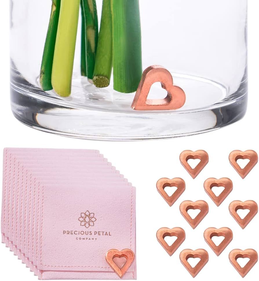 Flower Food Alternative for Fresh Cut Flowers | Copper Charm Keeps Flower Water Clean and Clear |... | Amazon (US)