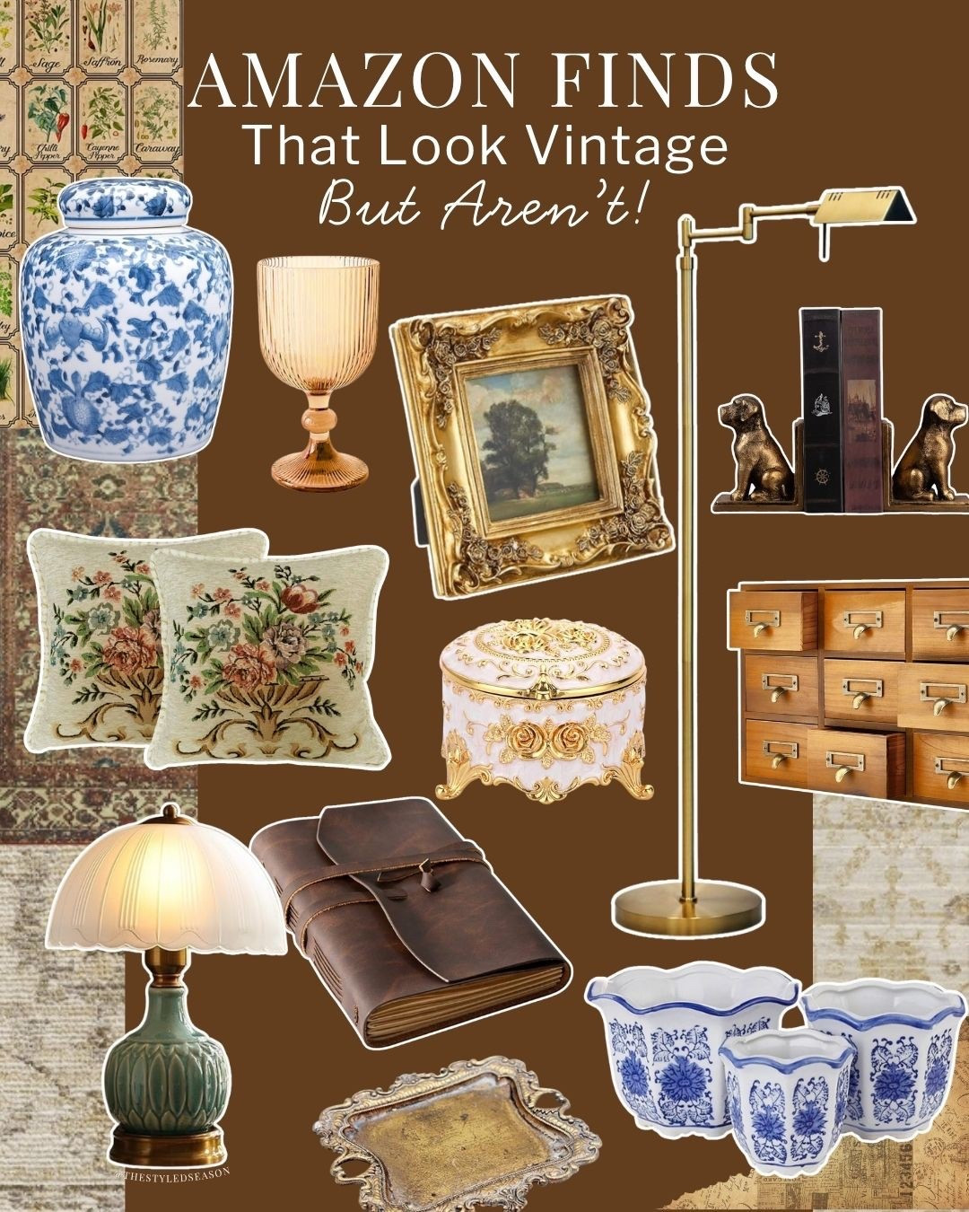 Amazon Vintage Home Finds🛋️

#LTKFindsUnder50 #LTKHome #LTKStyleTip